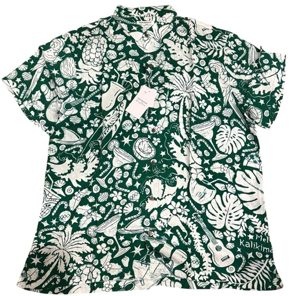 Margaritaville Kenny Flowers XL Tall Men’s shirt short sleeve nwt new vacation
